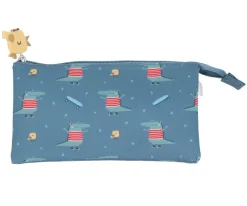 Estuche escolar 3 compartimentos Croc