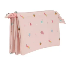 Estuche escolar 3 compartimentos Bugs