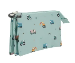 Estuche escolar 3 compartimentos Trucks