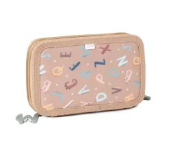 Estuche plumier doble Funny Letters