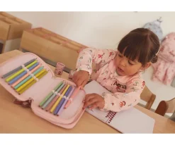 Estuche plumier doble Geometric Nature