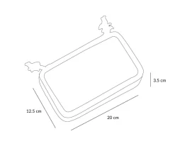 Estuche plumier doble Geometric Nature