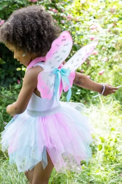 Falda Glitter Rosa Menta con alas y varita · Great Pretenders 4-6 años