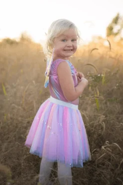 Falda Rainbow con alas y varita · Great Pretenders 4-6 años