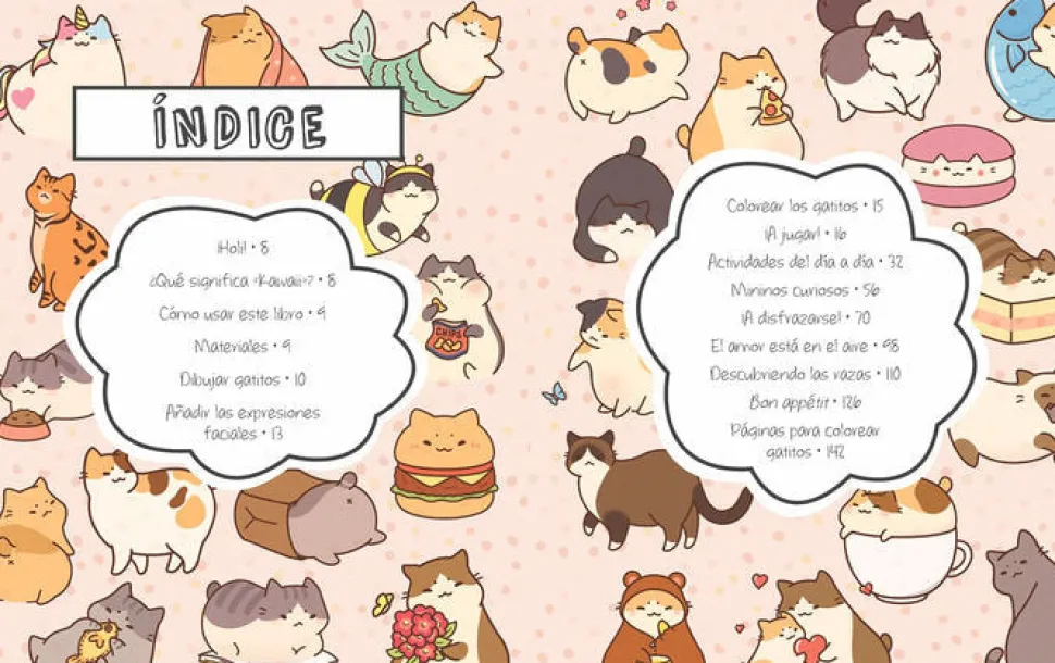 Gatitos Kawaii-Aprende a dibujar 75 gatitos