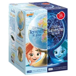 Globo terráqueo día y noche · Buki