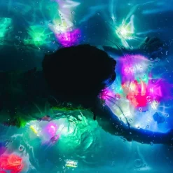 GloPals Cubos luz para el baño BLAIR Rojo