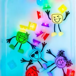 GloPals Set Personaje + 2 Cubos luz ALEX Amarillo