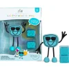 GloPals Set Personaje + 2 Cubos luz BLAIR Azul