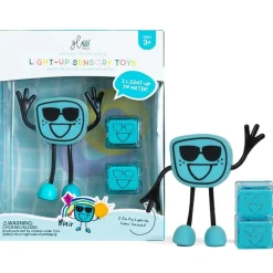 GloPals Set Personaje + 2 Cubos luz BLAIR Azul