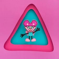 GloPals Set Personaje Abby Cadabby Rosa + 2 Cubos luz