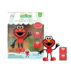 GloPals Set Personaje Elmo Rojo + 2 Cubos luz