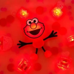 GloPals Set Personaje Elmo Rojo + 2 Cubos luz