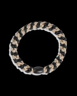 Goma de pelo Kknekki Black Beige Glitter