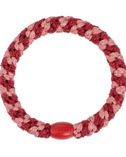 Goma de pelo Kknekki Coral Bordeaux Glitter