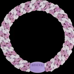 Goma de pelo Kknekki Lavender pink glitter