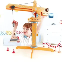 Grúa de madera · Hape