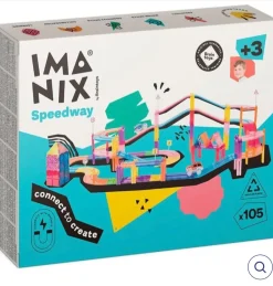 Imanix Pista de Carreras 105 piezas · Braintoys