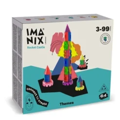 Imanix Rocket Castle 64 piezas · Braintoys