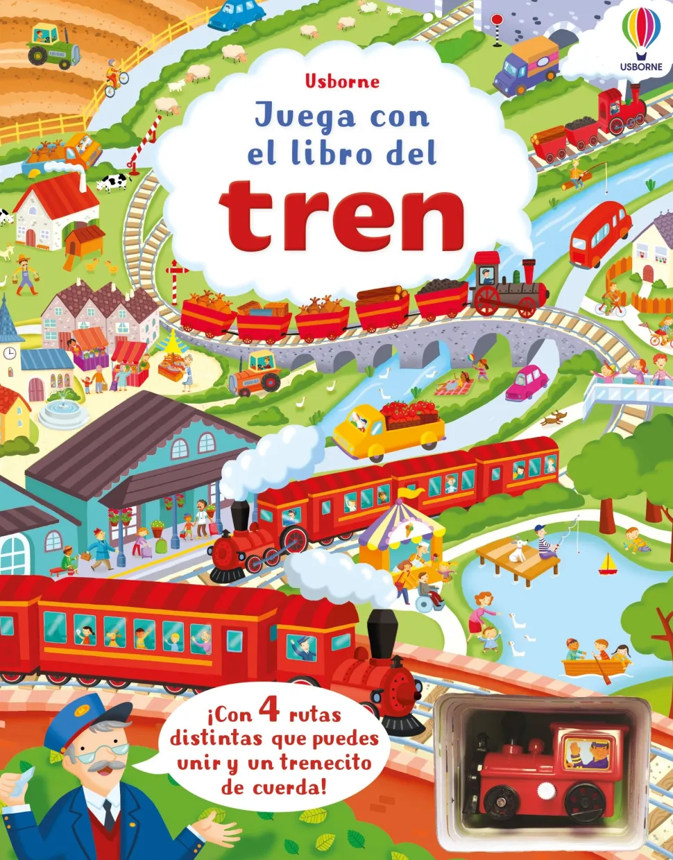 Juega con el libro del tren
