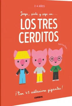 Juega, pinta y pega con...Los tres Cerditos