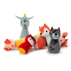 Juego de bolos bosque Caperucita