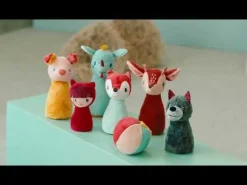 Juego de bolos bosque Caperucita