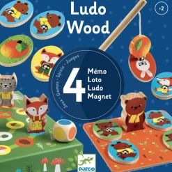 Juego educativo Ludo Wood · DJECO
