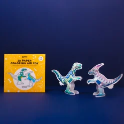 Juego OMY Dinos para colorear e inflar