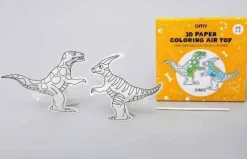 Juego OMY Dinos para colorear e inflar
