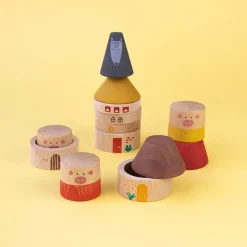 Juguete madera Los Tres Cerditos · Londji