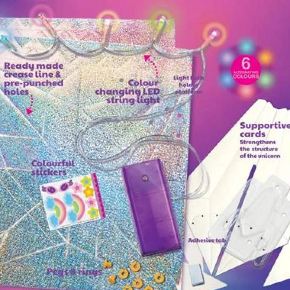 KidzMaker Origami de Unicornio Brillante · 4M