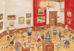 La familia Gatez en el museo