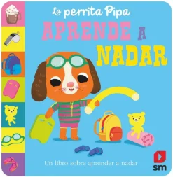 La perrita Pipa aprende a nadar