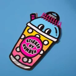 Libreta de pegatinas numeradas Bubble Tea · Omy