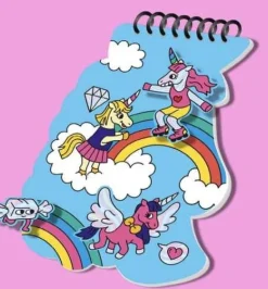 Libreta de pegatinas Unicornio · Omy