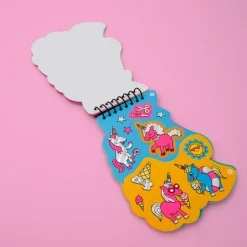 Libreta de pegatinas Unicornio · Omy