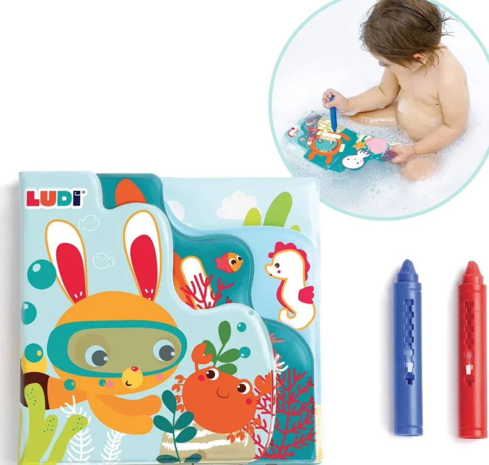 Libro de baño para colorear · LUDI