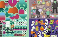 Libro de pegatinas · Entre monstruos