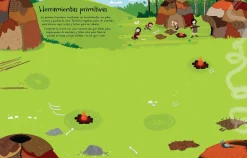 Libro de pegatinas · Los cavernícolas