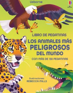 Libro de pegatinas Los animales mas peligrosos del mundo