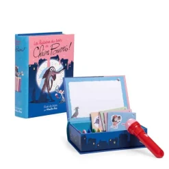 Libro linterna proyector de cuentos Perro Apestoso