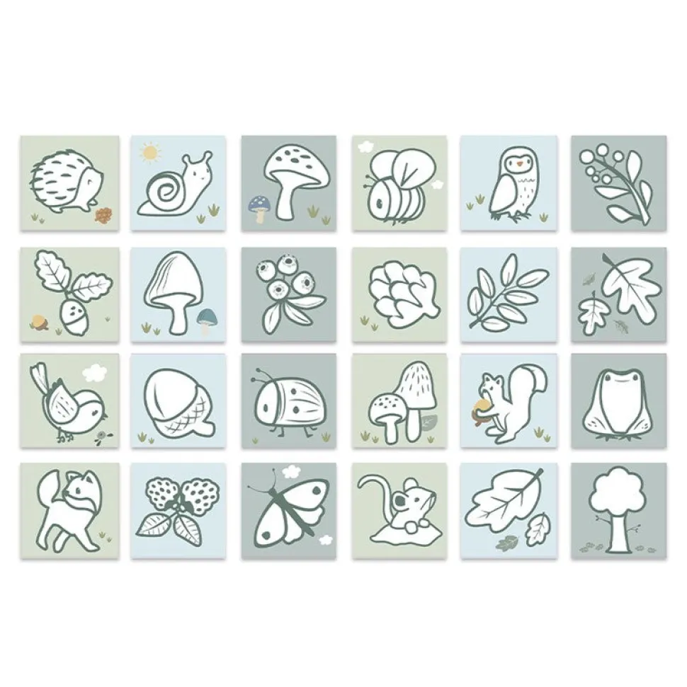 Libro para colorear Forest Friends · Little Dutch