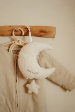 Luna con estrellas Musical Newborn Natural · Little Dutch