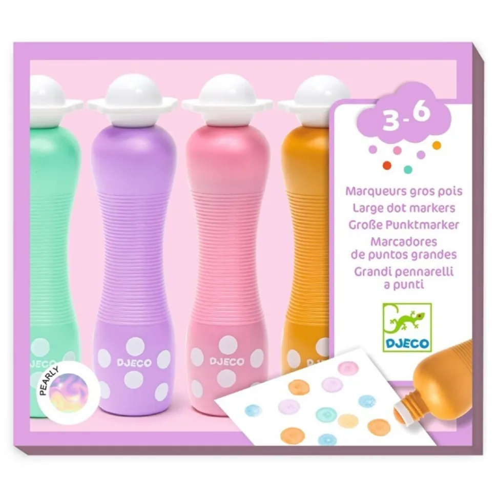 Marcadores de puntos (4 ud) Pearly · DJECO