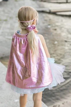 Metallic Pink/Light Blue Super Duper Tutú, capa y máscara · Great Pretenders 4-6 años