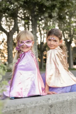 Metallic Pink/Light Blue Super Duper Tutú, capa y máscara · Great Pretenders 4-6 años