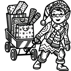 Mi calendario de Adviento - Coloreo por arte de magia