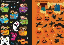 Mi pequeño libro de pegatinas · !Que miedo!