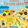Mi pequeño libro de pegatinas · En una obra